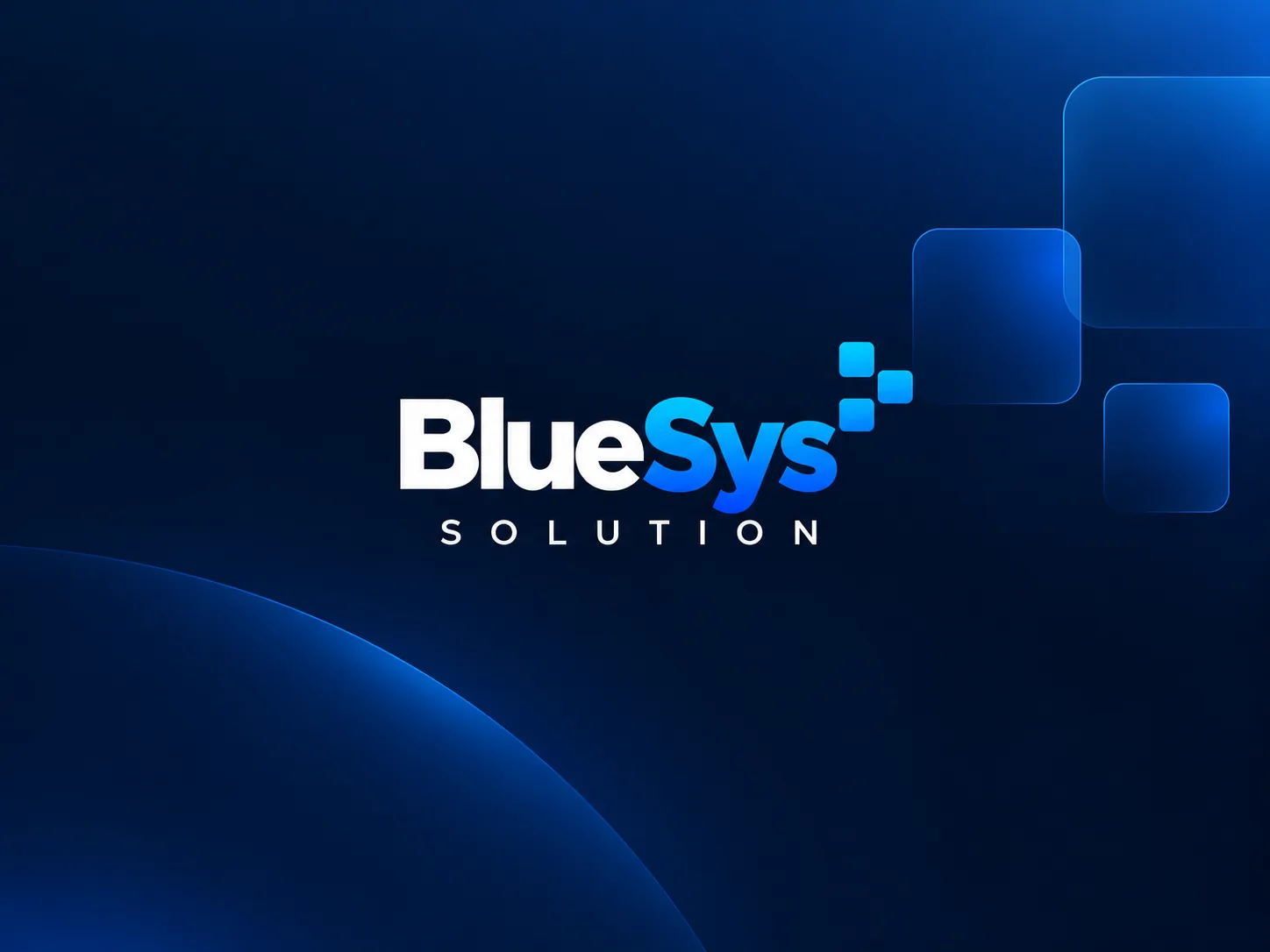 BlueSys Solution teknoloji banner'ı